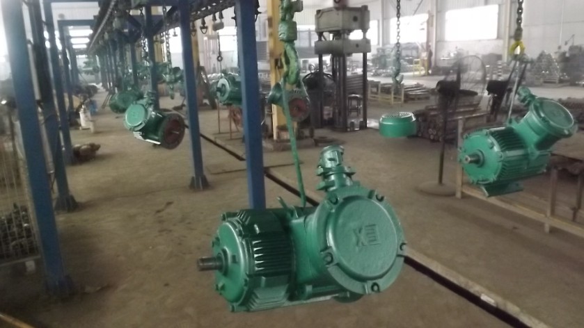 河北防爆電機生產廠家工作車間圖